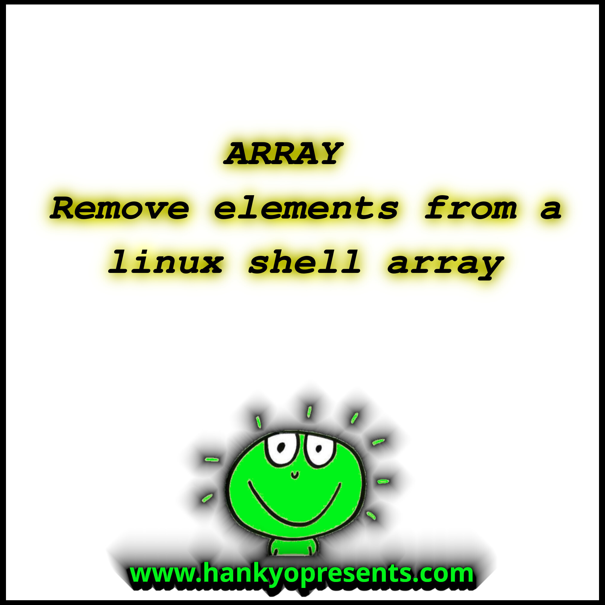 Array - Remove elements from a linux shell array